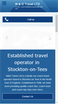Mobile Screenshot of mdtravelcoachhire.co.uk